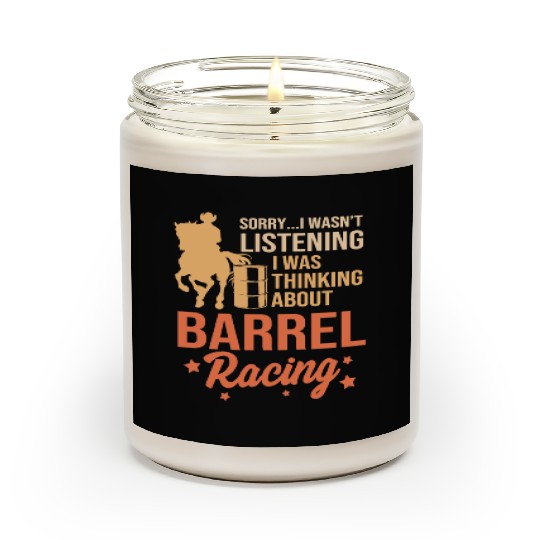 Horseback Riding Cowgirl Funny Barrel Racing Scented Candles