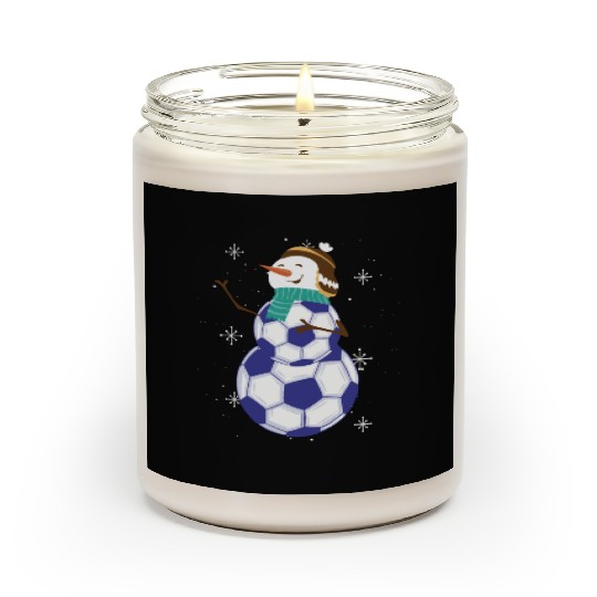 Snowman Soccer Winter Wonderland Fun Scented Candles