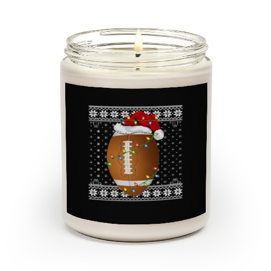 Rugby Player Ugly Christmas Scented Candles