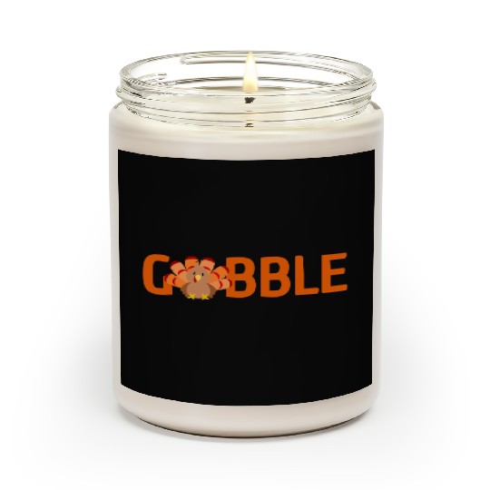 GOBBLE TURKEY PODIATRIST FUNNY THANKSGIVING Scented Candles