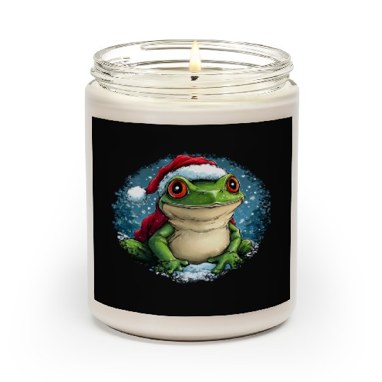 Frogs Christmas Scented Candles
