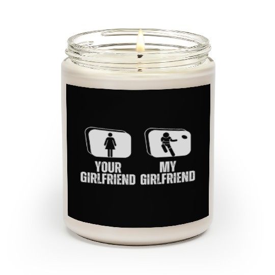 Rugby Player Your Girlfriend My Girlfriend Proud Scented Candles