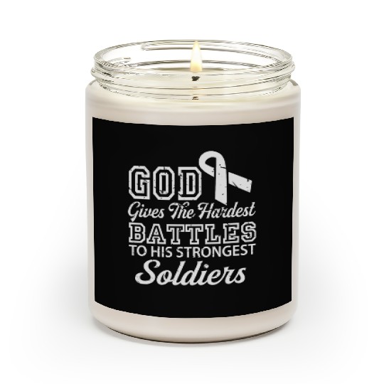 Jesus Prayer Lung Cancer Warrior Lung Cancer Scented Candles