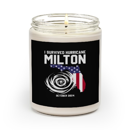 I survived Hurricane Milton October 2024 Florida Scented Candles