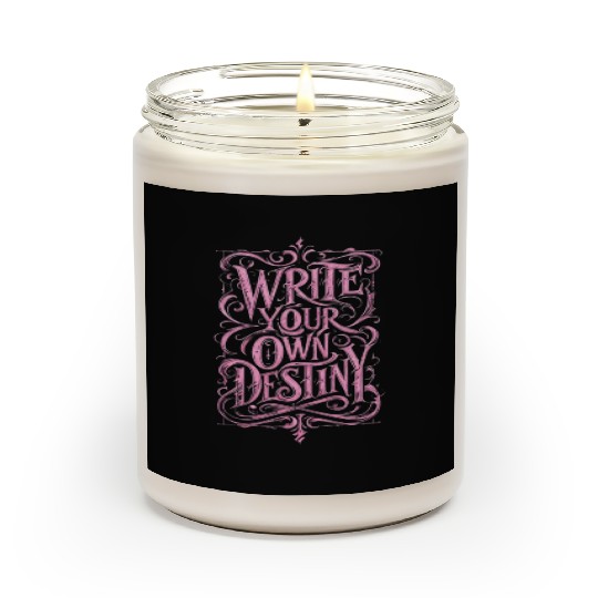 Write Your Own Destiny Scented Candles – Empowerment Scented Candles