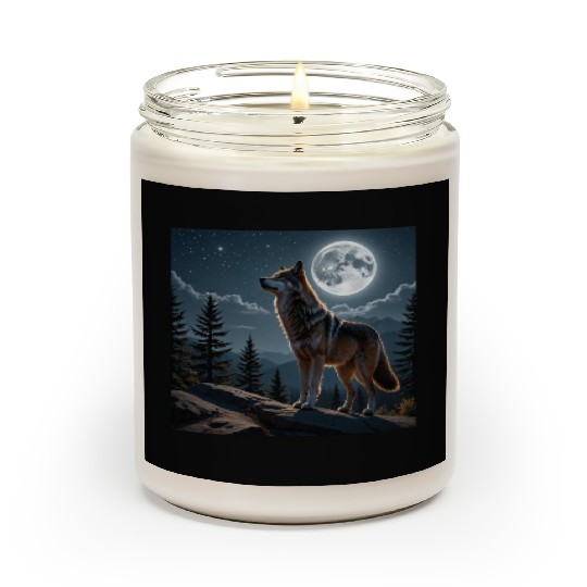 animal wolf Scented Candles