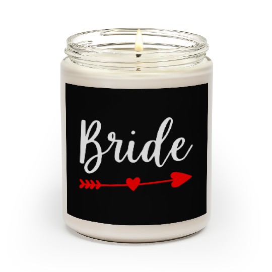 Bride Wedding Engagement Bachelorette Party Scented Candles