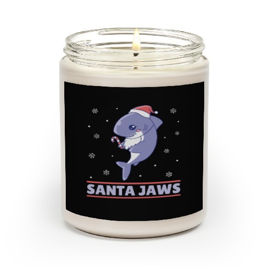 Santa Jaws Scented Candles