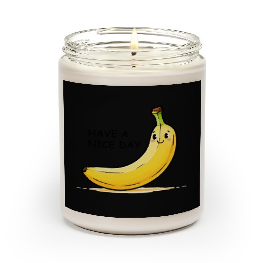 Happy Banana Scented Candles