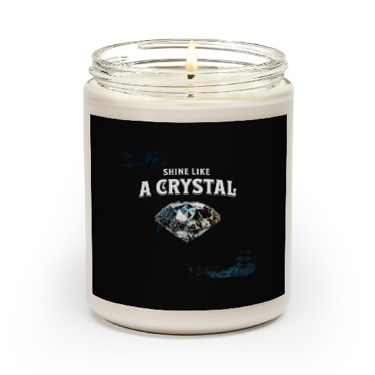 Shine like a crystal design Scented Candles