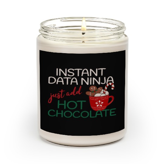 Data Ninja xmas hot Chocolate Christmas Scented Candles