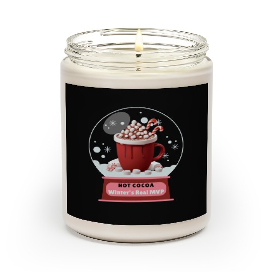 Hot Cocoa, Winter's Real MVP – Cozy Snow Globe Scented Candles