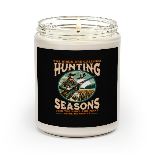 "THE BIRDS ARE CALLING HUNTING SEASONS" PHEASANT Scented Candles