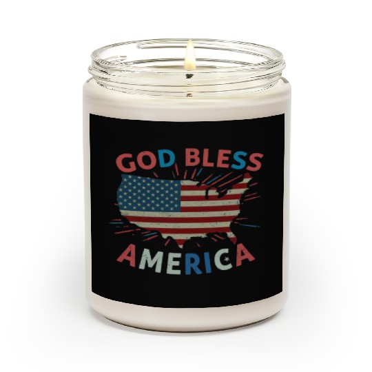 God Bless America Scented Candles Design