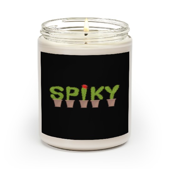 Spiky Cactus Scented Candles