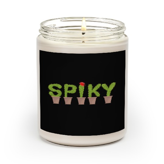 Spiky Cactus Scented Candles
