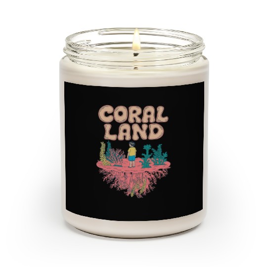 Rainbow Coral Land Scented Candles