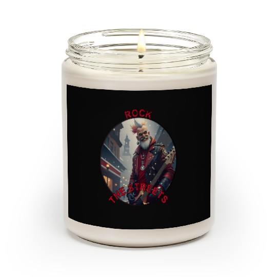 Rock the Streets - Punk Rock Rebel Art Scented Candles