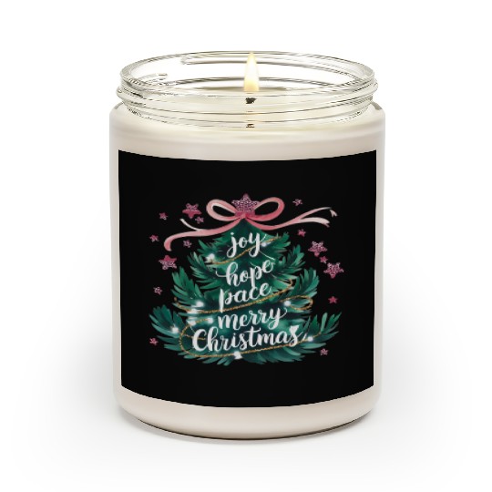 Christmas Tree, Merry Christmas Scented Candles