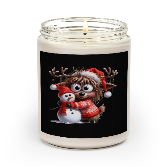 Christmas Merry Christmas For Gift Reindeer Scented Candles