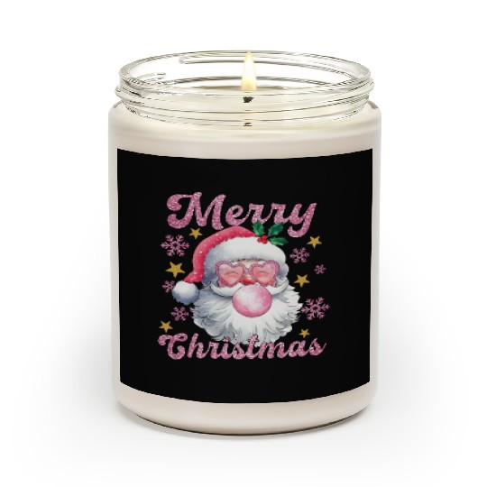 Merry Christmas, Christmas Vingtage, Preppy Santa Scented Candles