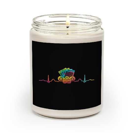 Bingo Cards Heartbeat EKG Bingo Scented Candles