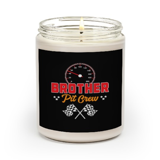 Race Car Birthday Racing Family Brother Pit Crew Scented Candles