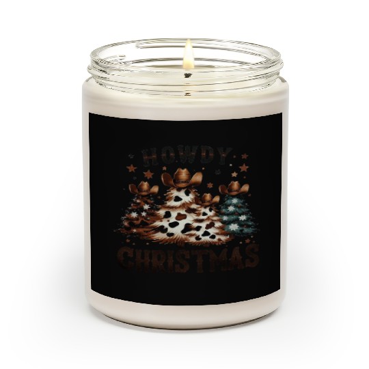 Howdy Christmas, Western Christmas Scented Candles