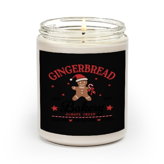 Gingerbread Christmas, Christmas Vintage Scented Candles