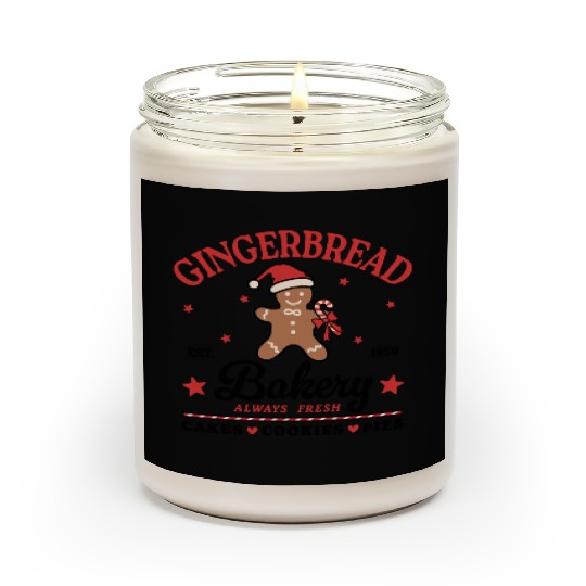 Gingerbread Christmas, Christmas Vintage Scented Candles