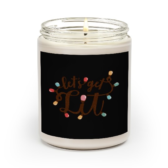 Lets Get Lit, Merry Christmas Scented Candles