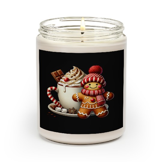 Gingerbread Christmas, Merry Christmas Scented Candles
