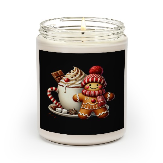 Gingerbread Christmas, Merry Christmas Scented Candles