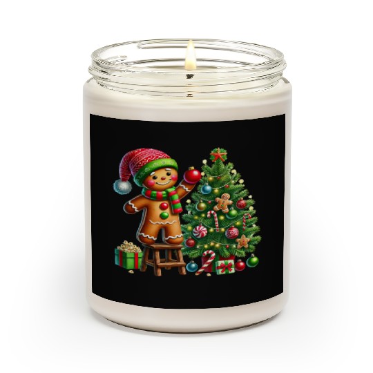 Gingerbread Christmas, Merry Christmas Scented Candles