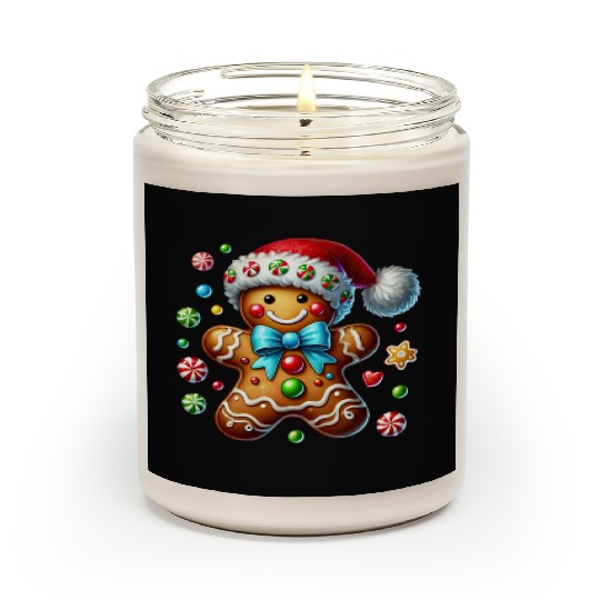 Gingerbread Christmas, Merry Christmas Scented Candles