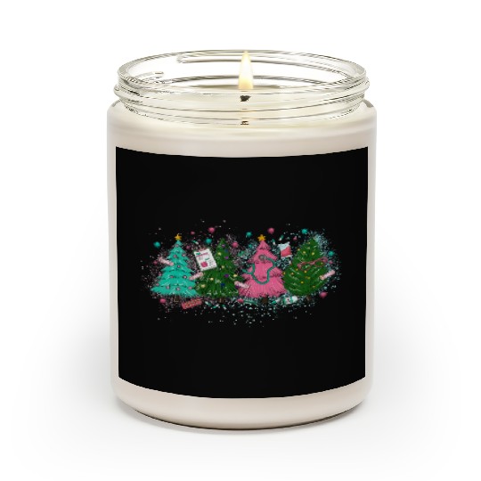 Christmas Tree, Merry Christmas Scented Candles