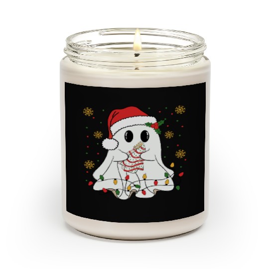 Ghost Christmas Scented Candles