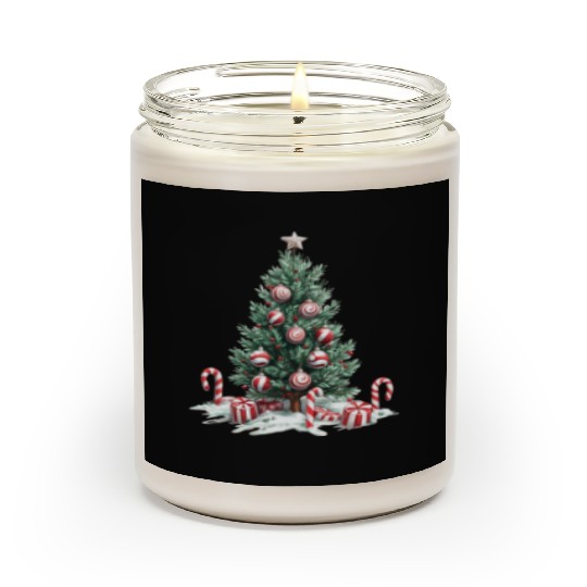 Christmas Tree, Merry Christmas Scented Candles