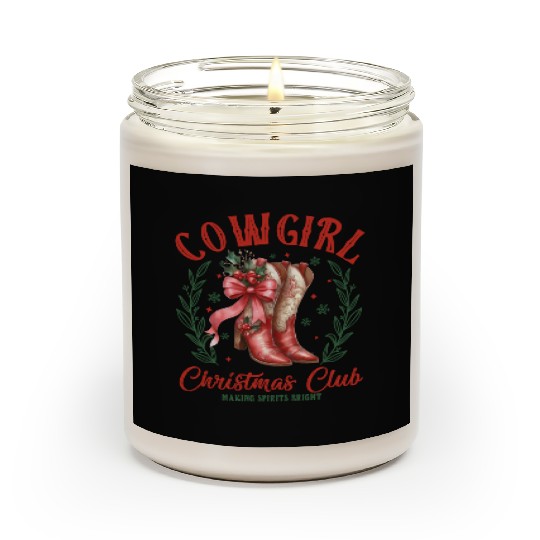 Cowgirl Christmas, Christmas Vintage Scented Candles
