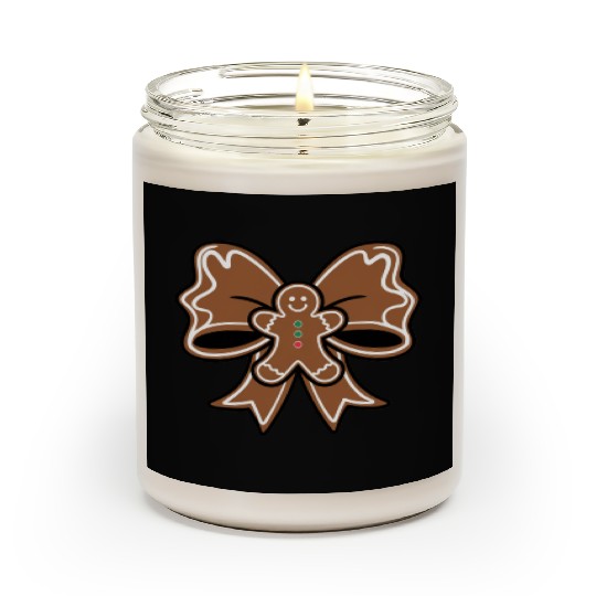Christmas Coquette bow Scented Candles