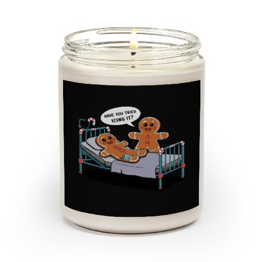 Christmas Gingerbread Hospital Humor Scented Candles