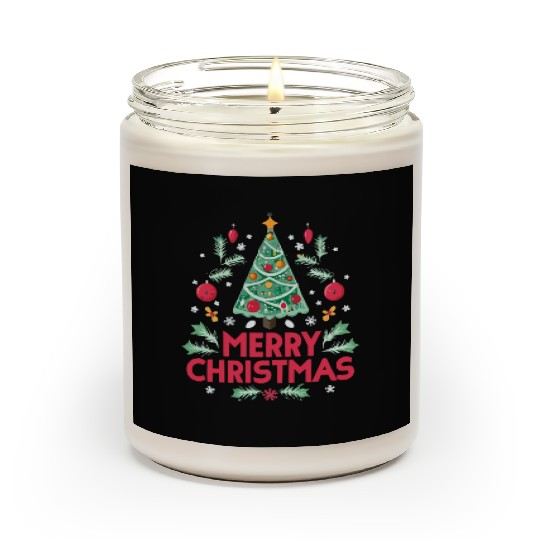 Christmas tree Merry Christmas Scented Candles