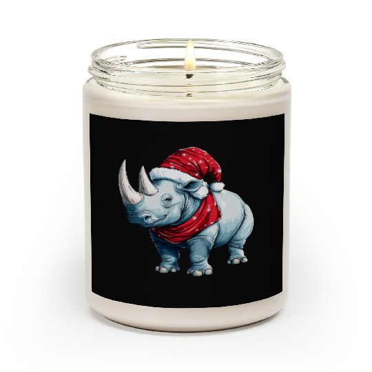 Rhinos Christmas Scented Candles
