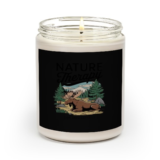 Moose in the Wild - Nature Therapy Graphic Scented Candles