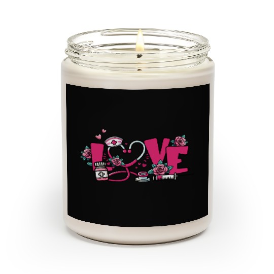 Valentines Day, Valentine Retro Scented Candles