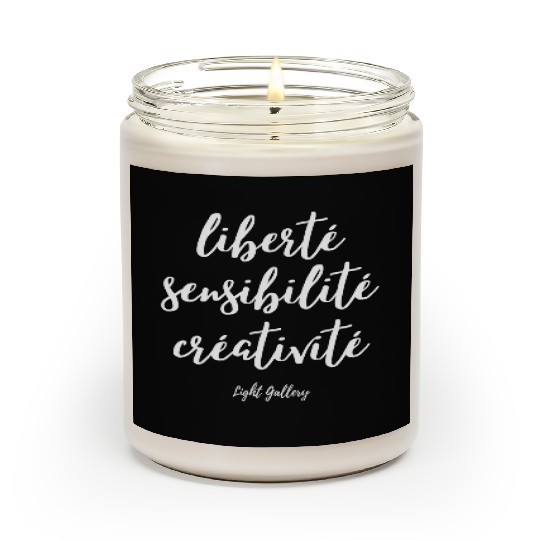 Liberty sensitivity creativity Scented Candles