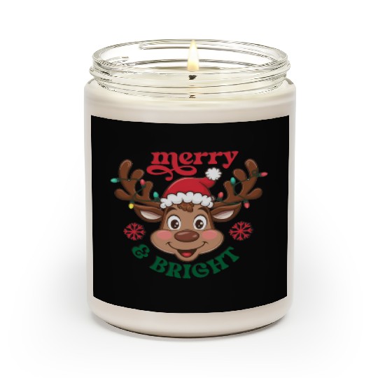 Merry and bright Scented Candles