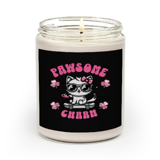 Pawsome Charm: Adorable Cat Jewelry Scented Candles