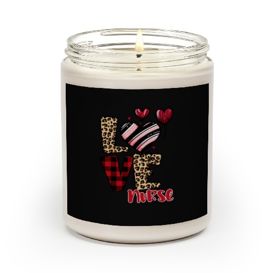 Valentines Retro, Happy Valentine Day Scented Candles