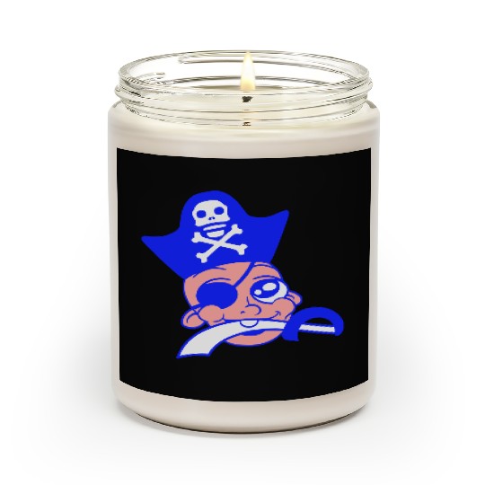 Funny Baby Pirate Head Cute Cool Cap Sabre Toddler Scented Candles